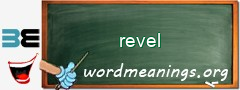 WordMeaning blackboard for revel